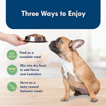 Blue Buffalo Delights Small Breed Natural Wet Dog Food, NY Strip Flavor in Gravy, 3.5-oz Cups, 12 Count