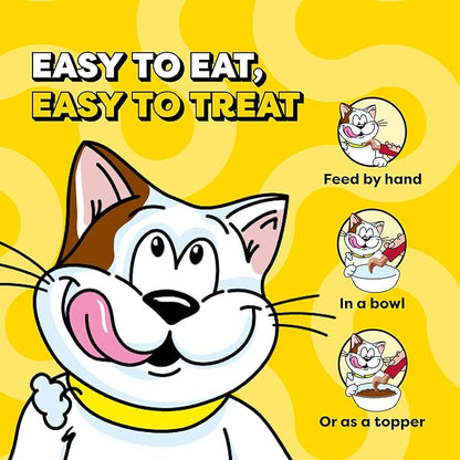 Temptations Creamy Puree Squeezable Lickable Cat Treats, Wet Cat Treats with Beef Liver, 0.42 oz. Tubes, 4 Count, Pack of 11 (44 Total)