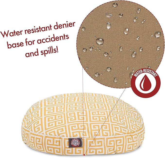 Citrus Towers Medium Round Indoor Outdoor Pet Dog Bed With Removable Washable Cover By Majestic Pet Products