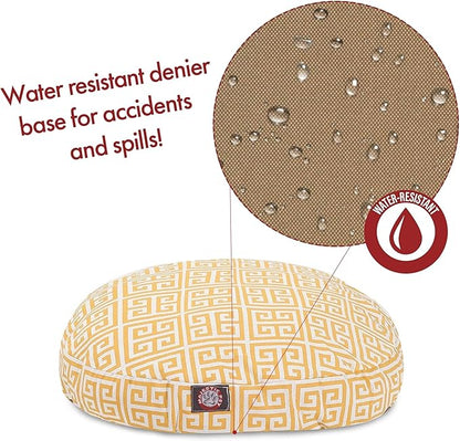 Citrus Towers Medium Round Indoor Outdoor Pet Dog Bed With Removable Washable Cover By Majestic Pet Products
