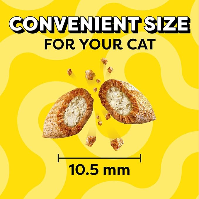 Temptations Cat Treats, Classic Crunchy and Soft Cat Treats, Seafood Medley Flavor, 6.3 oz. Pouch (Pack of 10)
