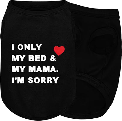 Stylish Cotton Dog Shirt with Print, Soft & Breathable, All-Season Comfort, Fits Most Breeds - Perfect Pet Apparel for Small, Medium, Large Dogs.Black&XXL