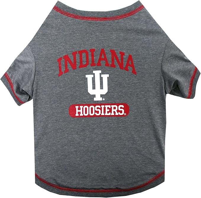 Pets First NCAA Indiana Hoosiers Dog T-Shirt, X-Small