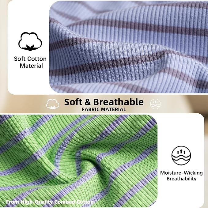 Koneseve Dog Shirt 2 Pack Breathable Sleeveless Vest, Stretchy & Soft, Purple & Vivid Green, Size XL