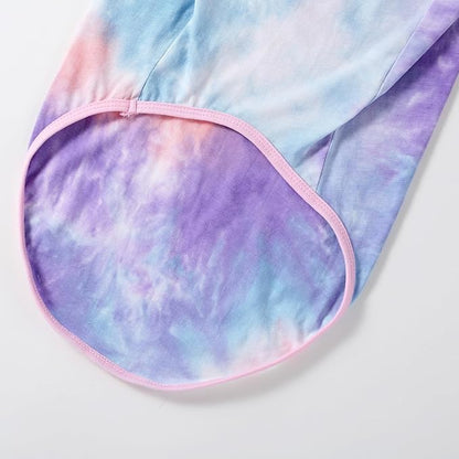 Dog Vest Summer Shirt Tie Dye Clothes Cool Breathable Cotton T-Shirt Large Dogs Boys Girls Shirt L