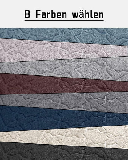 Yimobra Cat Litter Mat, 47"x36" Litter Box Mat with Litter Lock Mesh, Soft Cat Litter Mat Litter Trapping Mat, Easy to Clean, Non-Slip, Water Resistant, Litter Free Floors, Dark Grey