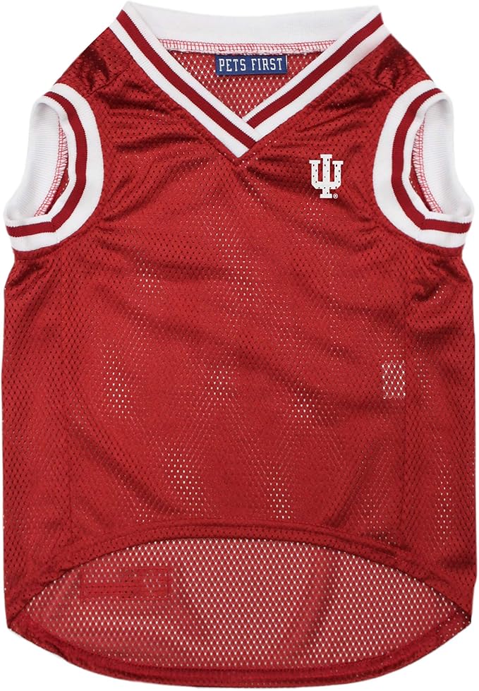 Pets First NCAA Basketball Pet Jersey INDIANA HOOSIERS Dog Jersey, X-Small (IND-4020-XS)
