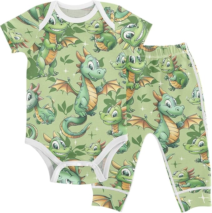 Baby Clothes Set Infant Bodysuits Pants Sets 0-24M For Boys Girls