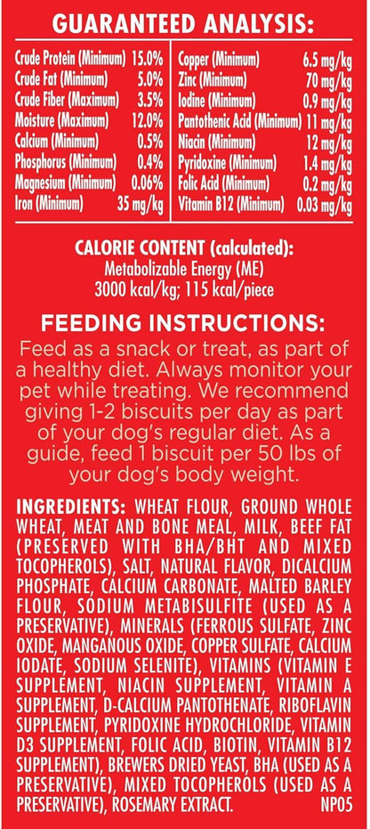 Milk-Bone Original Dog Treats Biscuits for Large Dogs (Packaging May Vary), 24 Ounces (Pack of 2)