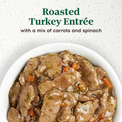 Nutro Ultra Wet Dog Food Grain Free Filets, Adult Dog Food Wet Recipe in Gravy Duck & Roasted Turkey Variety Pack, 3.5 oz. Trays (12 Count, Pack of 1)