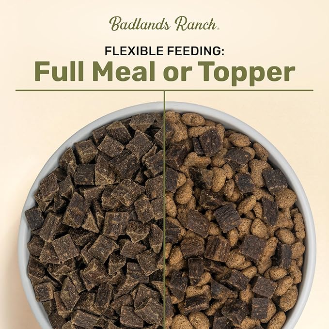 BADLANDS RANCH by Katherine Heigl – Superfood Complete Air-Dried Beef Dog Food – High Protein with Superfoods for Daily Wellness & Consistent Nutrition – 64 oz