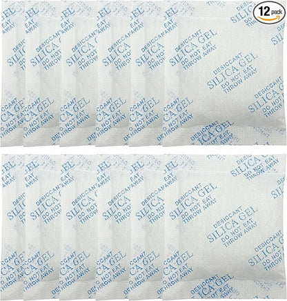 12-Pack Replacement Desiccant Bags for Voluas Automatic Pet Feeders Cat Dog Feeders Desiccant Bag (12)