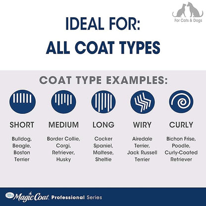 Four Paws Magic Coat Professional Series Grooming Brushes for Dogs & Cats, Trimmers, Nail Clippers & Brushes, Suitable for All Breeds and Coat Types (Pack of 2)