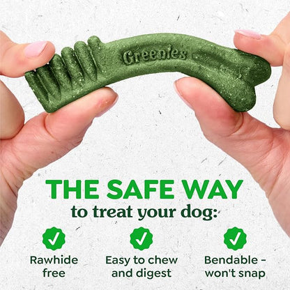 Greenies Veterinarian-Recommended Adult Natural Dental Dog Treats Petite Size, Original Flavor, (4) 30 ct Packs (120 Treats)