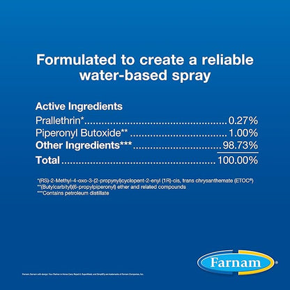 Farnam Repel-X pe Concentrated Fly Spray for Horses, Just Add Water 16 Ounces (Pack of 2)