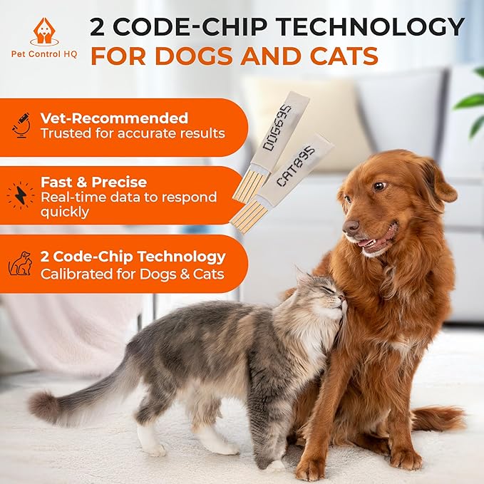 50 Test Strips for Pet Control HQ Glucose Monitor - Accurate Diabetes Testing for Dogs & Cats (Compatible with Pet Control HQ Glucose Monitoring)