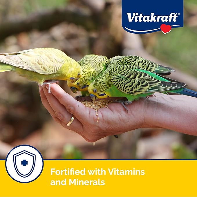 Vitakraft Vita Smart Gourmet Parakeet Food - Vitamin-Fortified - Daily Pet Bird Food 2 Pound (Pack of 1)