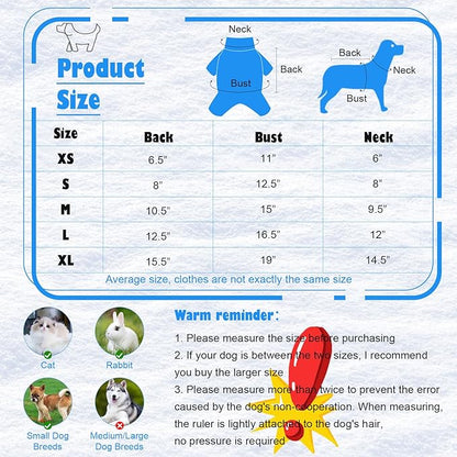 6 Pack Dog Clothes for Small Dogs Boy and Girl, Soft and Breathable Puppy Kitten Dog Shirts with Letters for Pet Cats, Winter Dogs' T-Shirts Apparel Sleeveless Vests for Chihuahua Yorkies