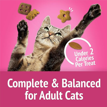 Friskies Purina Party Mix California Crunch with Chicken and Flavors of Turkey and Bacon Cat Treats - 30 oz Canister (Pack of 2)