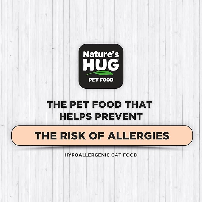 Nature's HUG Hypoallergenic Dry Cat Food for Senior Support Vitality – Complete & Balanced Nutrition, Sensitive Stomach Support, High-Protein, Grain Free – 10lb