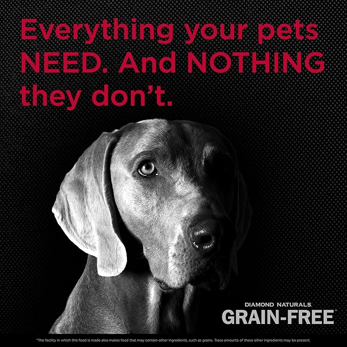 Diamond Naturals Grain Free Real Meat Recipe Premium Dry Dog Food With Real Cage Free Chicken 5Lb