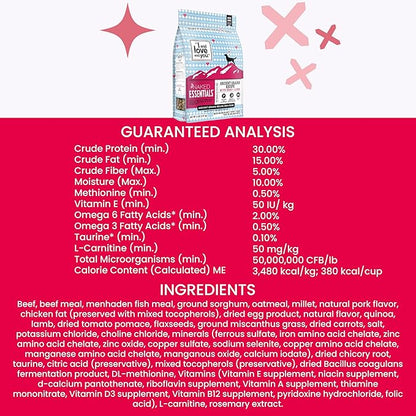 I and love and you Naked Essentials Ancient Grains Dry Dog Food - Lamb + Beef - High Protein, Real Meat, No Fillers, 23lb Bag