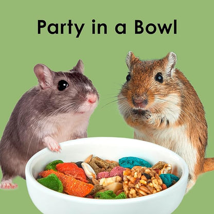 Kaytee Fiesta Hamster & Gerbil Food, Nutritious and Fun Blend, Supports Dental Health and Digestion, 2.5 pounds
