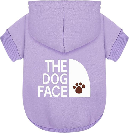 Paiaite Purple Chihuahua Dog Hoodie: Keep Your Pup Warm and Stylish with a 'The Dog Face' Printed Sweatshirt Pet Clothes, and Sweater Coat All in One Perfect for Winter and Cool Summer Nights! 4XL