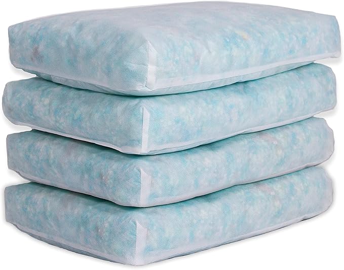Moots Supreme Filling Formula, 8 lb (4 Cushions, 2 lb/Each), Refill for Pet Beds, Cushions and Pillows