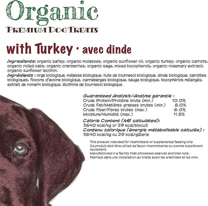 Darford Organic Premium Dog Treat - Turkey - 12 lb
