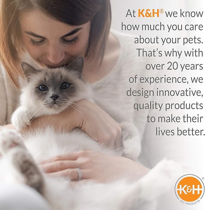 K&H Pet Products Outdoor Multi-Kitty A-Frame Heated Chocolate 35 X 20.5 X 20 Inches