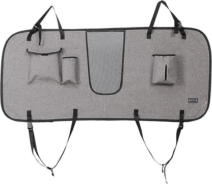 Petsfit Dog Car Barrier Vehicle Pet Barrier Backseat Mesh Dog Car Divider Net with Adjusting Rope, Sturdy Hook and 3 Storage Pockets Suitable for SUV Pickup Cars
