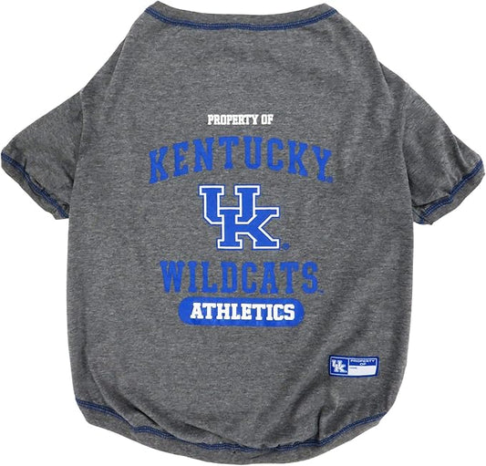 Pets First Collegiate Kentucky Wildcats Dog T-Shirt, X-Large. - Licensed Shirt for Pets Team Colored with Team Logos.- Premium Stretchable Materials for The Comfrot of Your Dog & Cat.