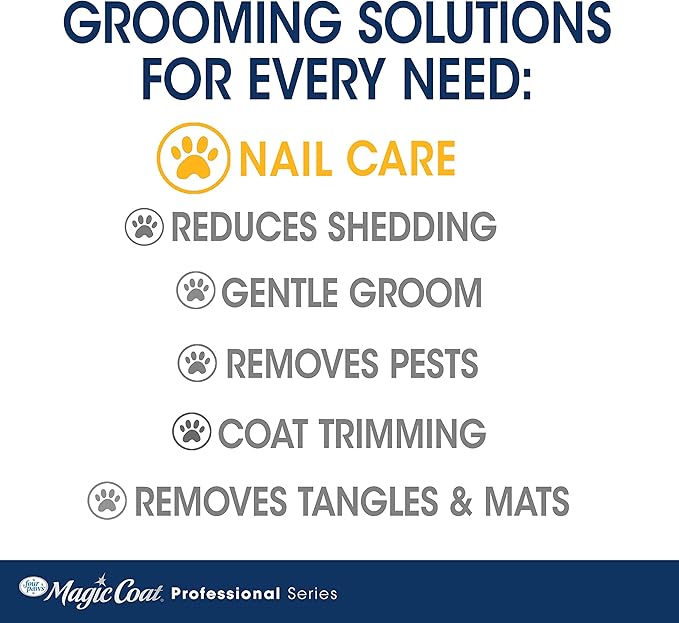 Four Paws Magic Coat Professional Series Grooming Brushes for Dogs & Cats l Trimmers, Nail Clippers, & Brushes Dog & Cat (Packaging May Vary)