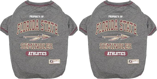 NCAA Florida State Seminoles Dog T-Shirt, Small (Pack of 2)
