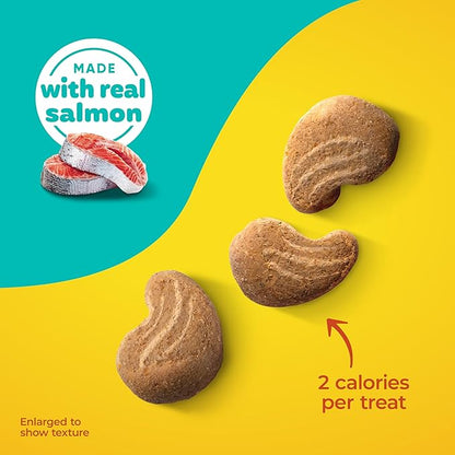 Meow Mix Irresistibles Soft Cat Treats Made With Real Salmon, 12 Oz. Pouch (Pack of 5)