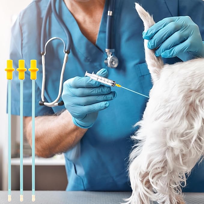 5 Set Dog AI Artificial Insemination Breeding Kit, Dog Breeding Kit, Insemination Breeder kit for Dog, Dog Breeding Supplies for Large Breeds (15.7 inch)