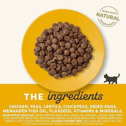 Applaws Complete Dry Kitten Food, Grain-Free, Limited and Natural Ingredients, Added Vitamins & Minerals, High Protein, Supports Digestion, Chicken Recipe (4 Pound Bag)