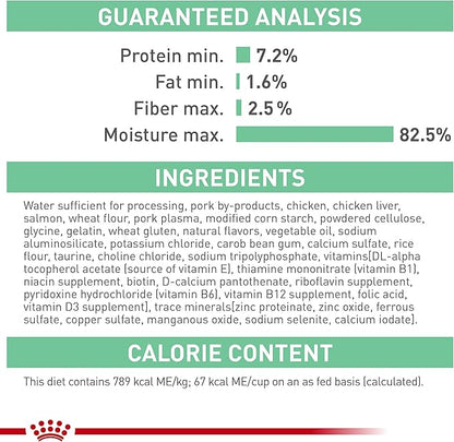 Royal Canin Feline Care Nutrition Digestive Care Adult Thin Slices in Gravy Cat Food, 3 oz (Pack of 24)