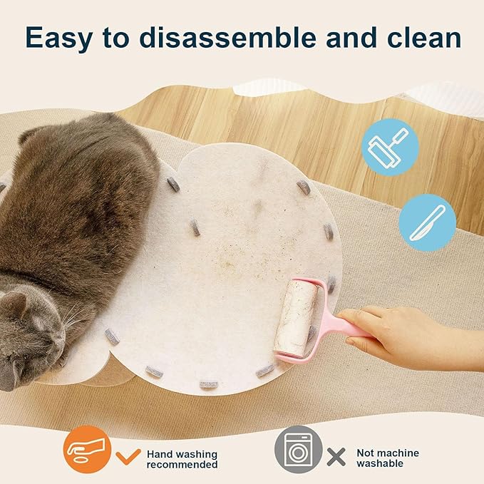 Large Cat Tunnel Bed, Felt Cat Litter, Removable Cat Hideout, Cat Snooze Rest Bed, Cat Burrow House, Pet Play Tunnel Camel