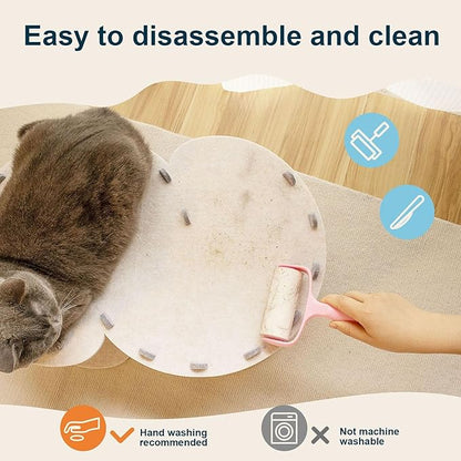 Large Cat Tunnel Bed, Felt Cat Litter, Removable Cat Hideout, Cat Snooze Rest Bed, Cat Burrow House, Pet Play Tunnel Camel