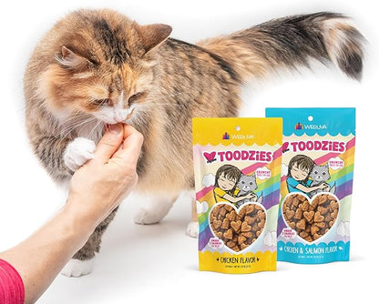 Weruva BFF Toodzies, Chicken Crunchy Cat Treats, 2oz Bag