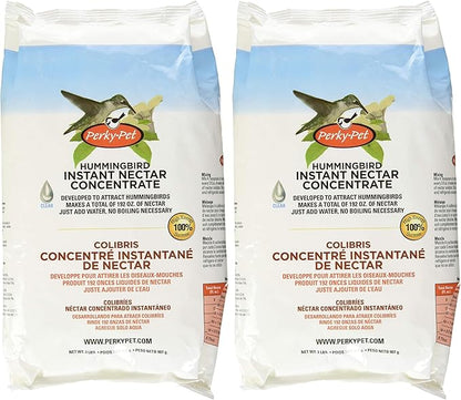 Perky-Pet 244CLSF 2-Pound Bag of Instant Clear Concentrate Hummingbird Nectar (Pack of 2)