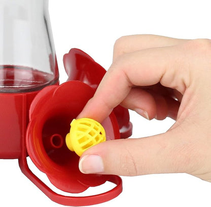 Perky-Pet Replacement Bee Guards for Hummingbird Feeders - Keep Bees Out of Nectar - 205Y - Yellow Replacement Bee Guards - For Models 203CPBN, 203CPBR, 204CP-4, 403CP - 4 Pack