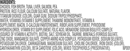 Meow Mix Paté in Gravy Wet Cat Food with Real Tuna & Salmon, 2.75 Ounce (Pack of 12)