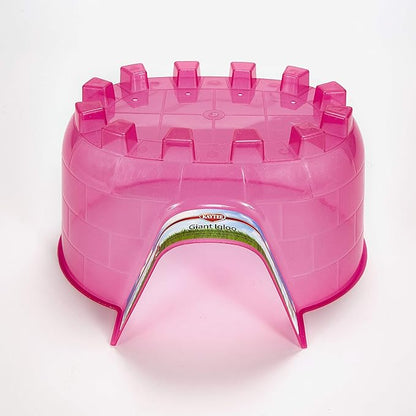 Kaytee Igloo Habitat Hideout For Pet Rabbits, Ferrets, Guinea Pigs, and Other Small Animals, Giant