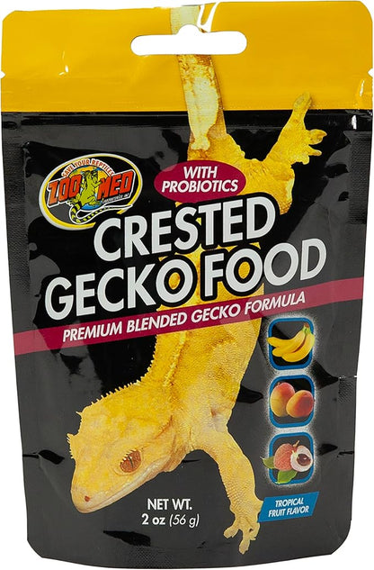 Zoo Med Tropical Fruit Flavor Crested Gecko Food for Crested Geckos 2 oz