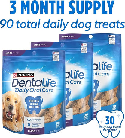 Purina DentaLife Daily Oral Care Dental Chews for Large Dogs - 90 ct.
