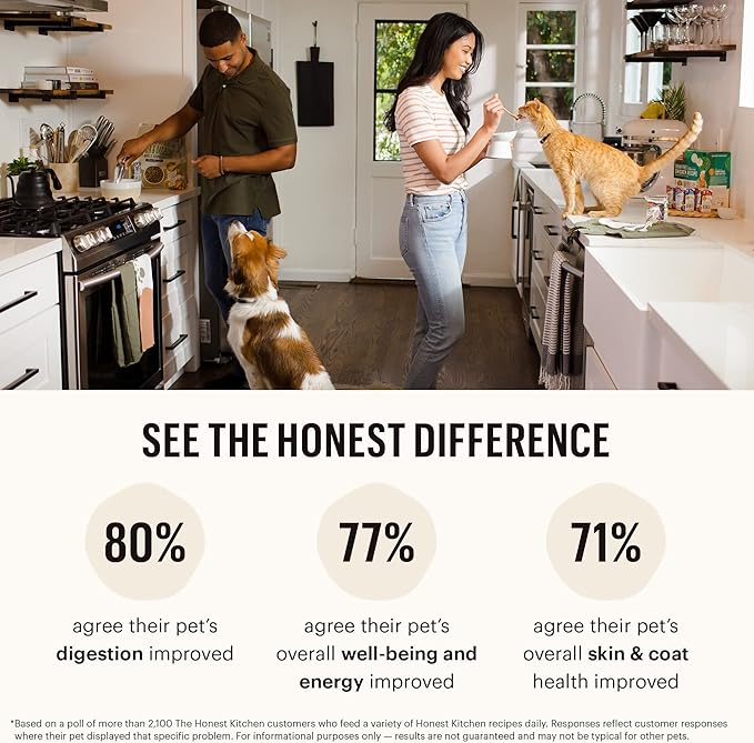 The Honest Kitchen Whole Food Clusters Small Breed Whole Grain Chicken Dry Dog Food, 1 lb Trial Pouch (Pack of 2)