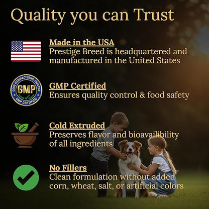 Border Collie Multivitamins, 90 Count, Made in the USA with Real Bacon